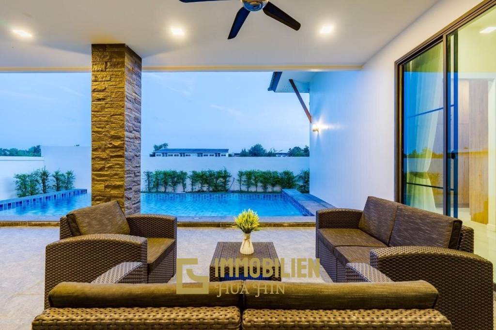 3 Bed 3 Bath 214 SQ.M Plumeria Pool Villa Hua Hin