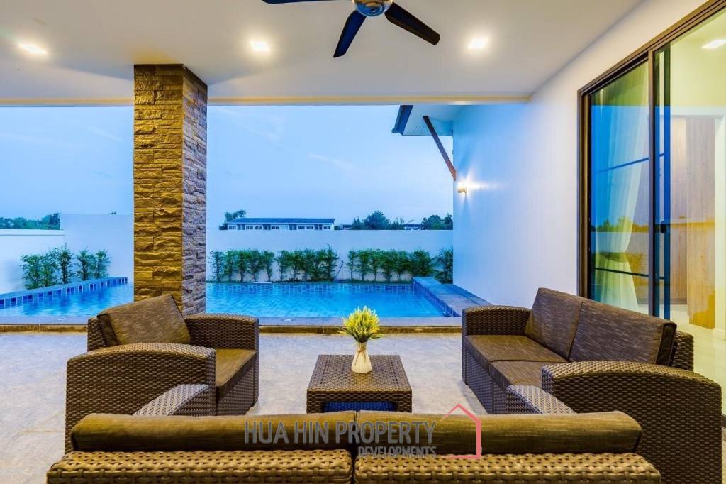 3 Bed 3 Bath 214 SQ.M Plumeria Pool Villa Hua Hin