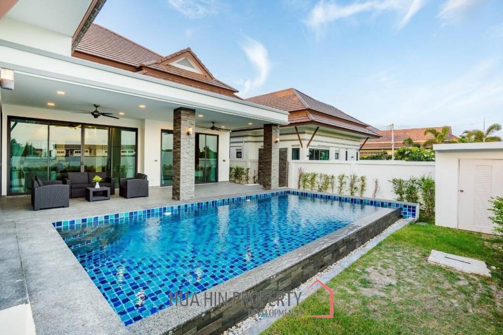 3 Bed 3 Bath 214 SQ.M Plumeria Pool Villa Hua Hin