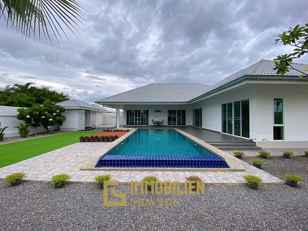 Mountain View 3 Bed 4 Bath Pool Villa For Sale in Paknampran