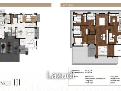 5 Bed 6 Bath 551 SQ.M Siraninn Residences