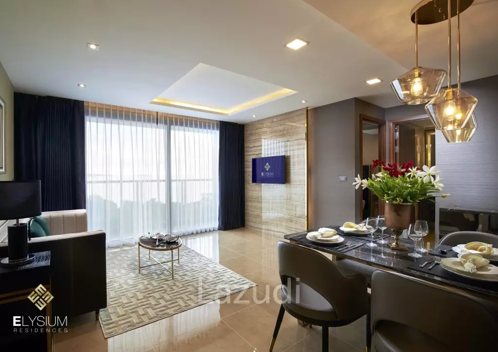1 Bed 1 Bath 51.58 SQ.M Elysium Residences
