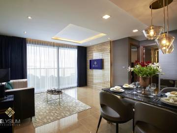 1 Bed 1 Bath 51.58 SQ.M Elysium Residences