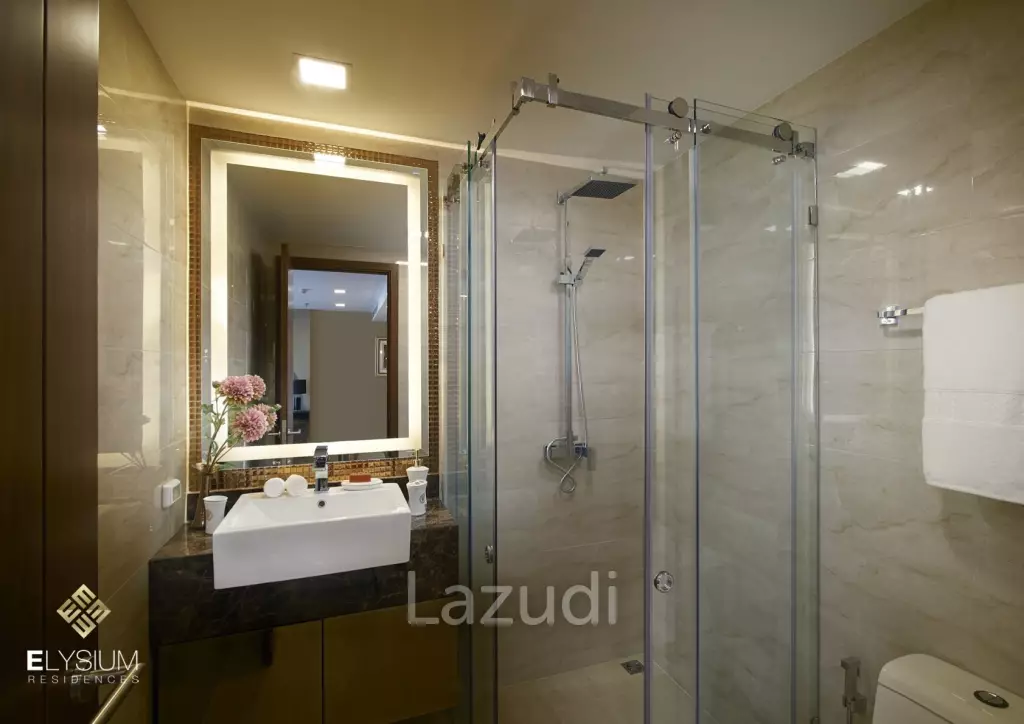 1 Bed 1 Bath 51.58 SQ.M Elysium Residences