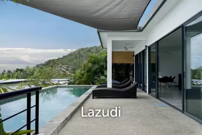 Completed 3-Bed Sea View Villa in Chaweng Noi