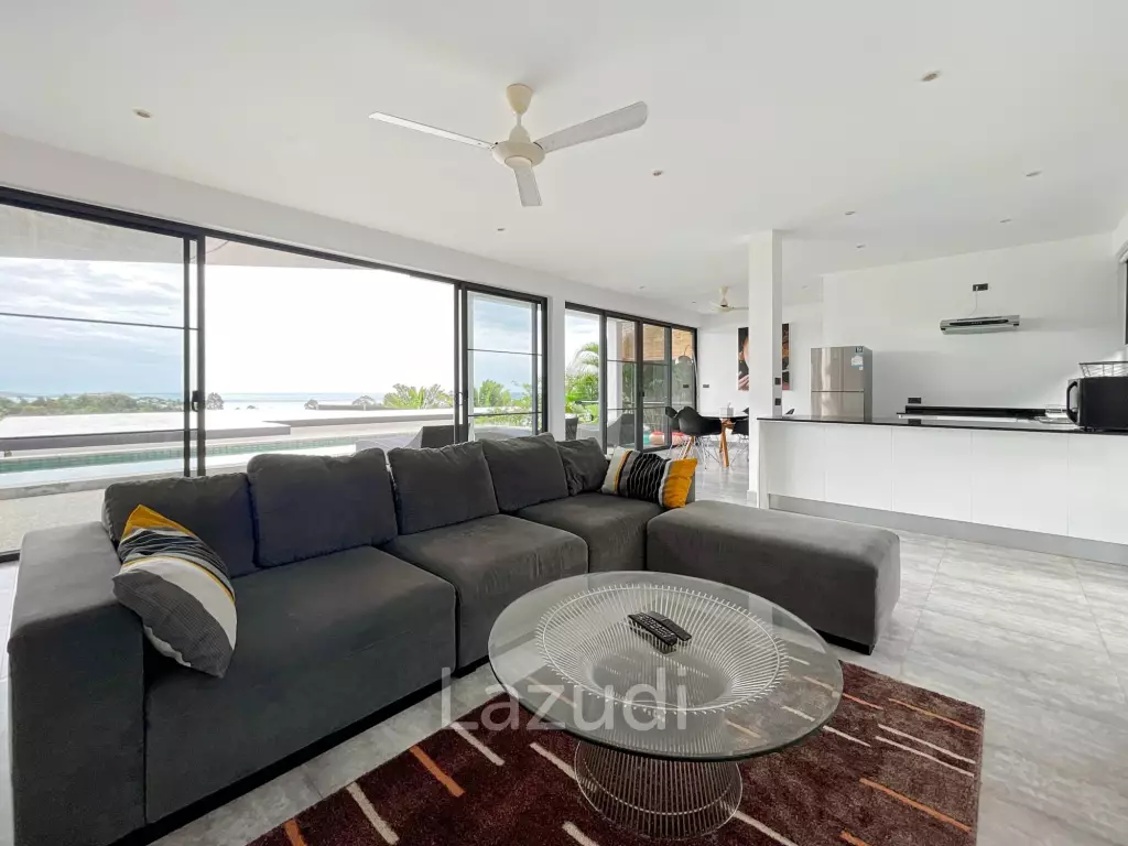 Completed 3-Bed Sea View Villa in Chaweng Noi