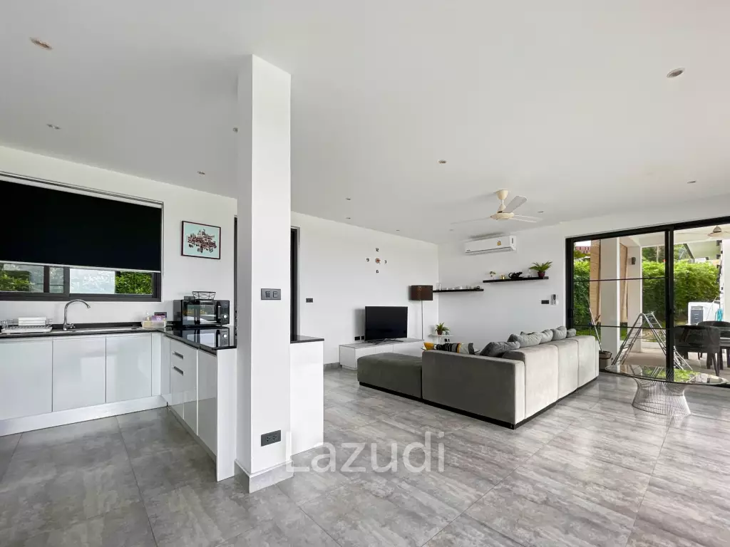 Completed 3-Bed Sea View Villa in Chaweng Noi