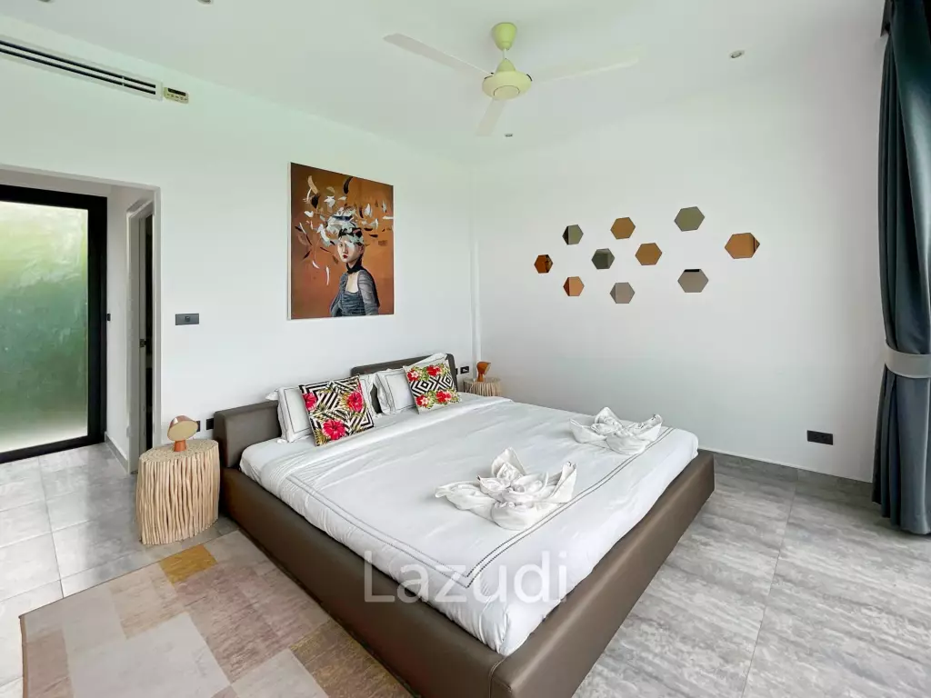 Completed 3-Bed Sea View Villa in Chaweng Noi