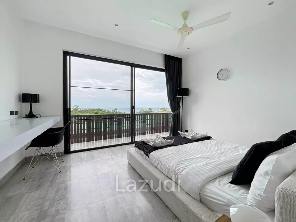 Completed 3-Bed Sea View Villa in Chaweng Noi