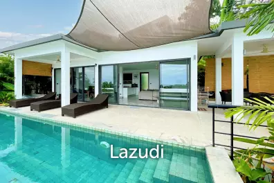 Completed 3-Bed Sea View Villa in Chaweng Noi