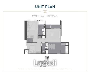 2Bed 2Bath 70 SQ.M The Address Siam-Ratchathewi