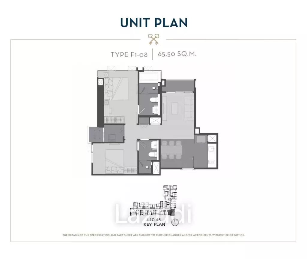 2Bed 2Bath 66 SQ.M The Address Siam-Ratchathewi