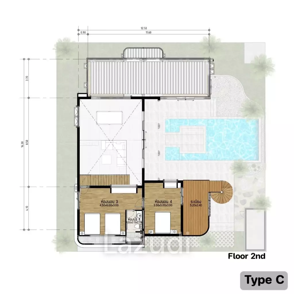 4 Bed 4 Bath 280 SQ.M. Reeva Pool Villas
