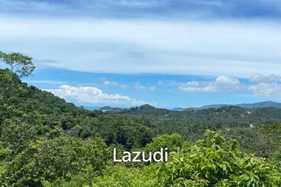 Double Vista Delight: 1,800 Sqm Oasis with Views of Conrad, Talingnam, Lipa Noi Sunset, and Five Islands in South Samui
