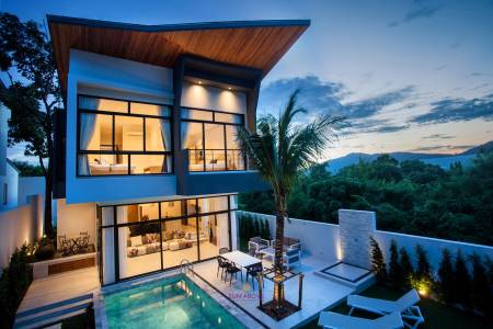 3 Bedroom Modern Villa for Rent in Nai Harn
