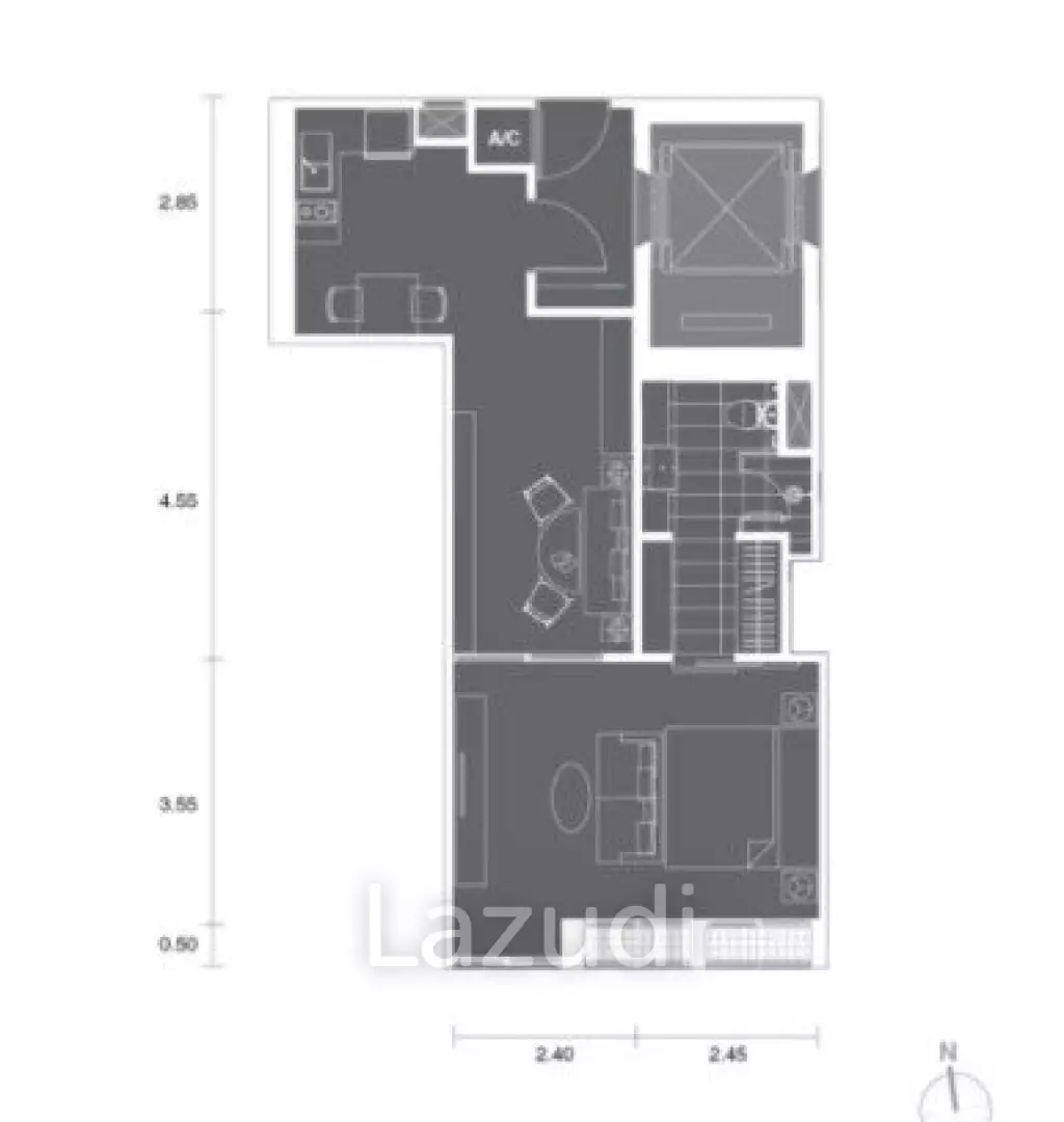 1 Bed 1 Bath 52 SQ.M Noble Ploenchit