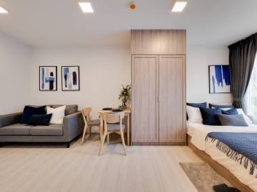 Studio 1 Bath 24.50 SQ.M Plum Condo Sukhumvit 62