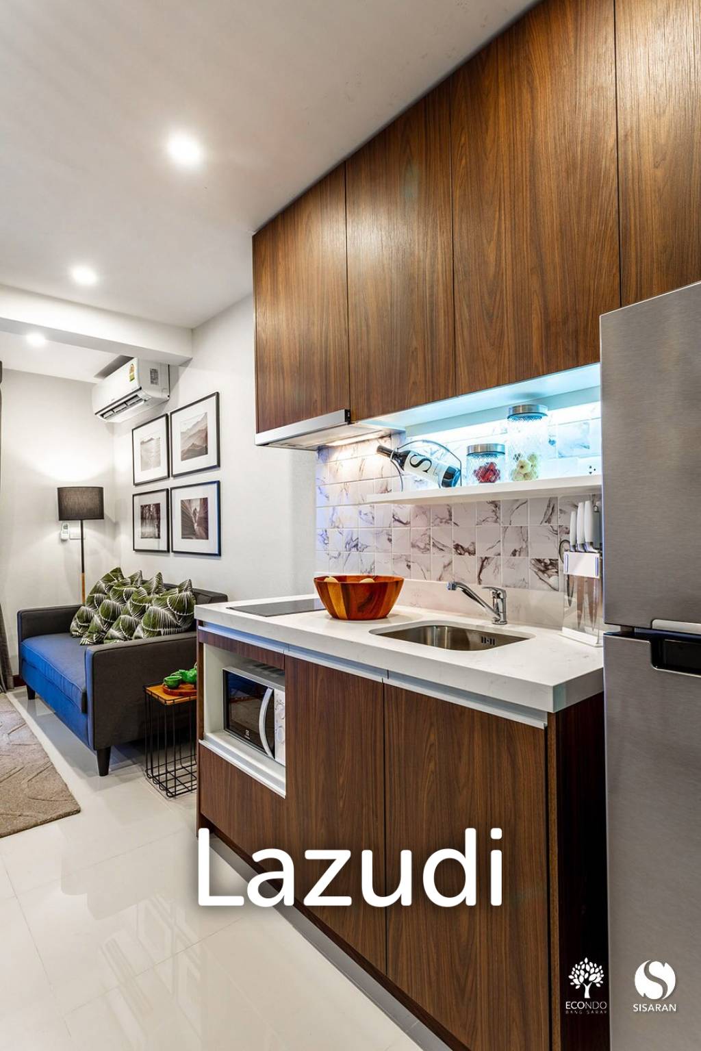 1 Bed 1 Bath 33.58 SQ.M ECOndo Bang Saray
