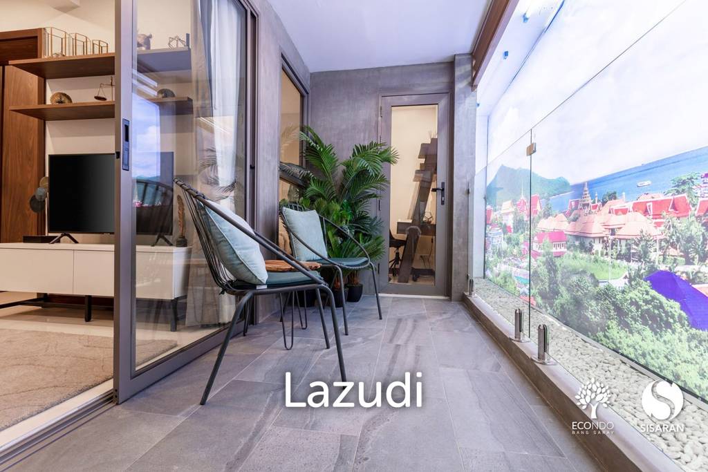 1 Bed 1 Bath 33.58 SQ.M ECOndo Bang Saray