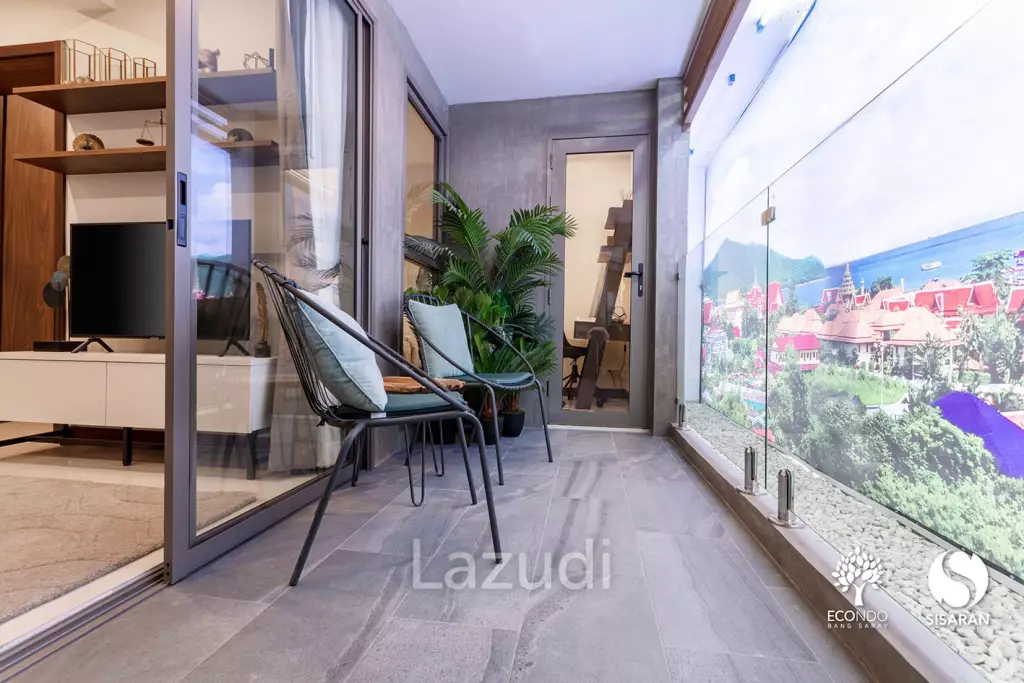 1 Bed 1 Bath 33.58 SQ.M ECOndo Bang Saray