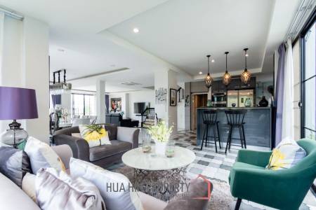 LARGE MODERN POOL VILLA : 4 bed seaview and country side view