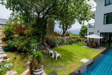 LARGE MODERN POOL VILLA : 4 bed seaview and country side view