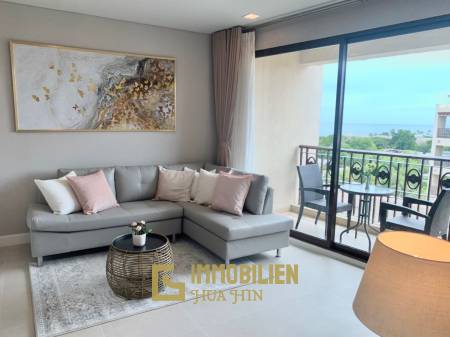 Marrakesch: 1-Schlafzimmer-Eigentumswohnung mit Meerblick im Obergeschoss