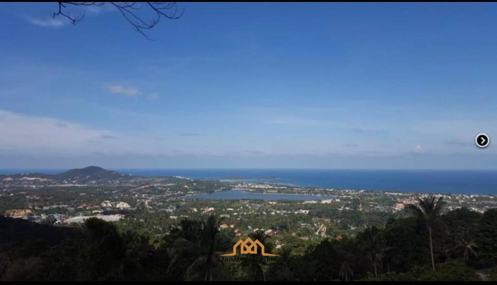 960sqm Sea View Plot in Chaweng Hills