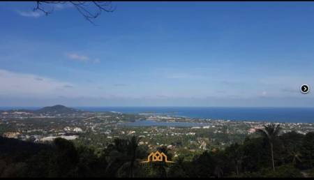 960sqm Sea View Plot in Chaweng Hills