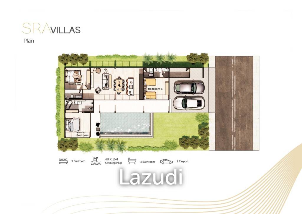 3 Bed 4 Bath 204 SQ.M SRA Villas