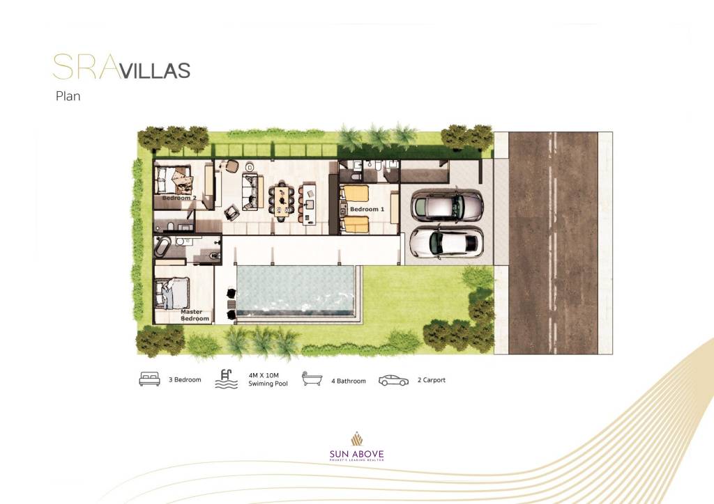 3 Bed 4 Bath 204 SQ.M SRA Villas