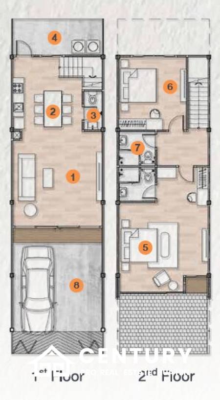 2 Bed 3 Bah 135.5 SQ.M Wizhome Cha am - Hua hin