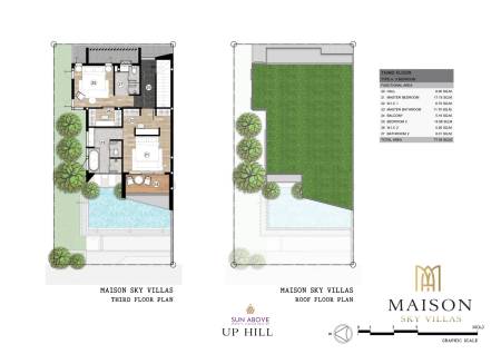 3 Bed 4 Bath 318 SQ.M Maison Sky Villas