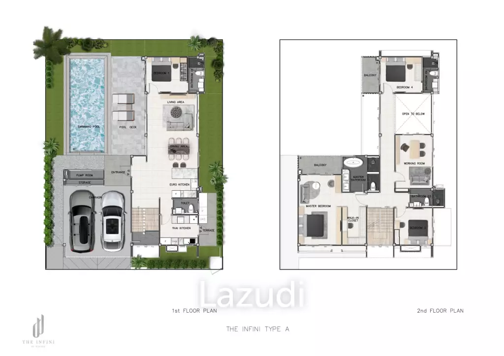 4 Bed 5 Bath 326 SQ.M. The Infini Pattaya