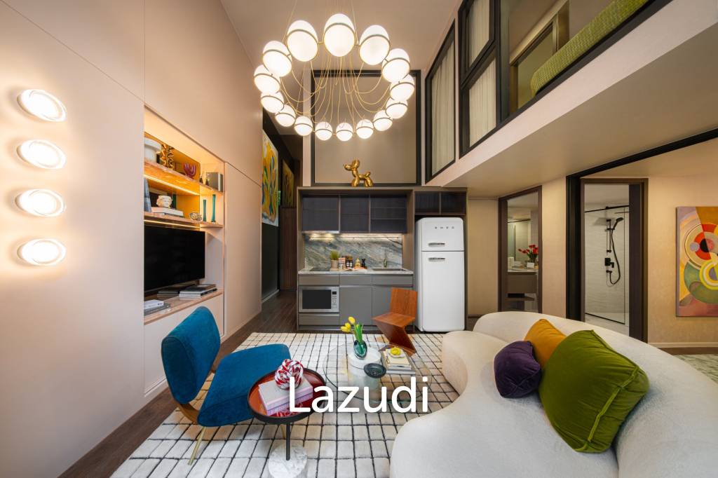 2 Bed 2 Bath Loft 65.07 SQ.M SHUSH Ratchathewi