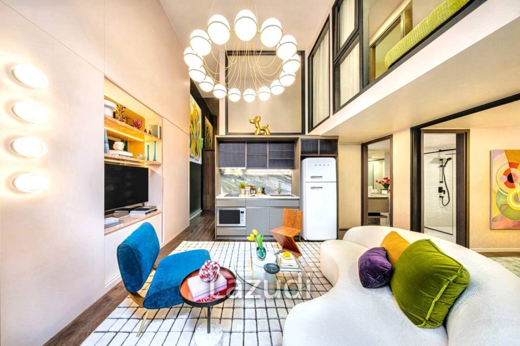 2 Beds 2 Baths Loft 62.92 SQ.M SHUSH Ratchathewi