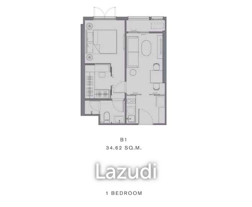 1 Bed 34.76SQM, Chapter Thonglor 25