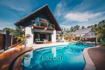 Luxury Living: A Grand 3-Bedroom Lagoon Pool Villa with Annex