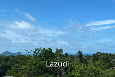 Idyllic 4 Rai Land with Partial Sea View - Just 2 Minutes from the Main Road