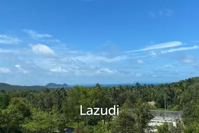 Idyllic 4 Rai Land with Partial Sea View - Just 2 Minutes from the Main Road