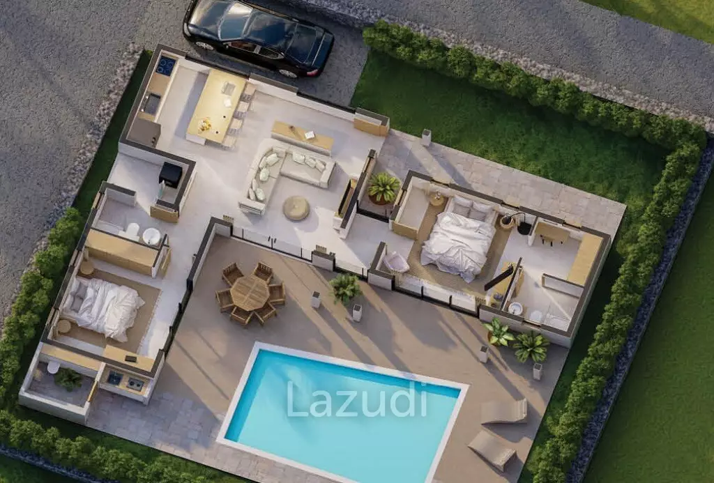2 Bed 3 Bath 211.46 SQ.M Orion Villas Coconut Lane