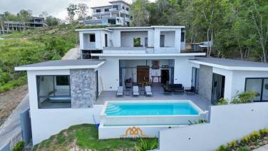 New Modern 3 Bed Pool villa with Seaview in Bophut