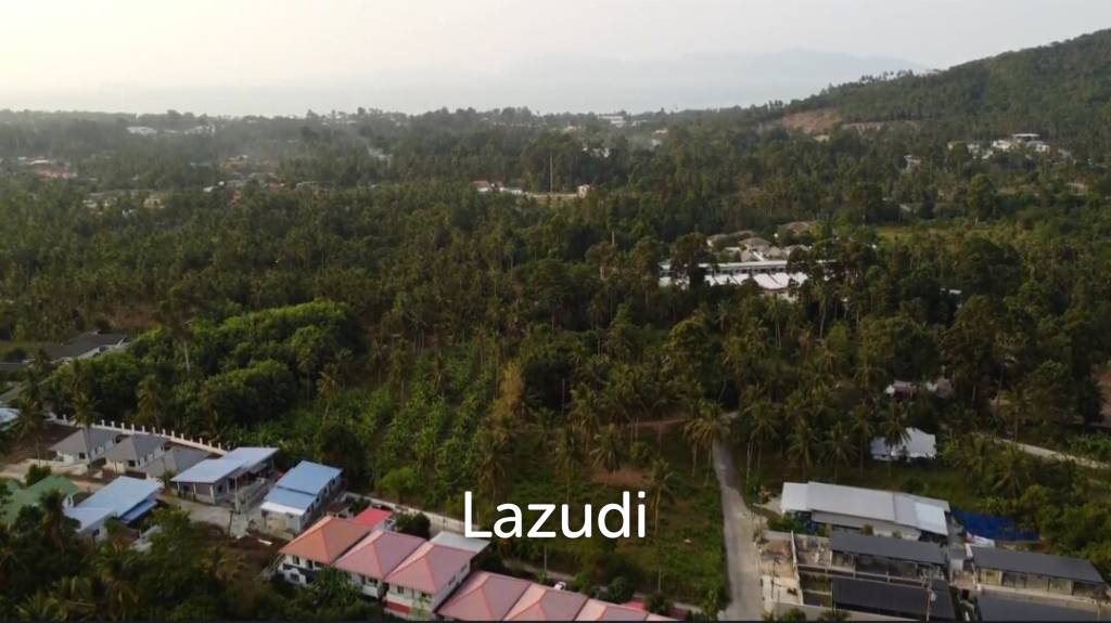 1200 SQM Land Plot with Sea View in Maenam Soi 2