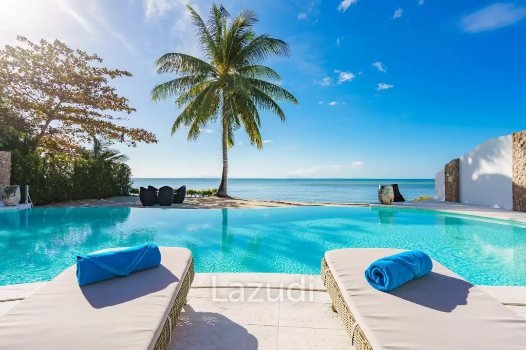 3-Bed Beachfront Villa on Samui's West Coast