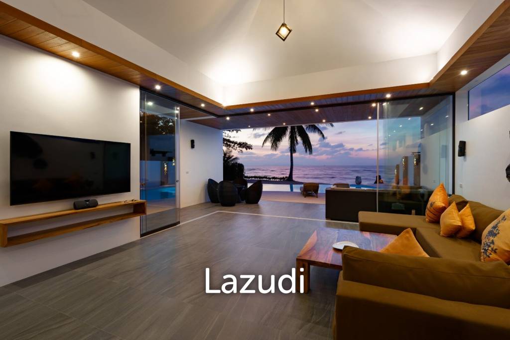 3-Bed Beachfront Villa on Samui's West Coast