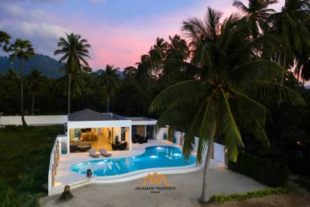 3-Bed Beachfront Villa on Samui's West Coast