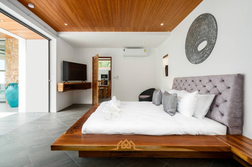 3-Bed Beachfront Villa on Samui's West Coast