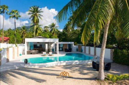 3-Bed Beachfront Villa on Samui's West Coast