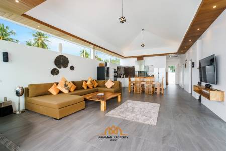 3-Bed Beachfront Villa on Samui's West Coast