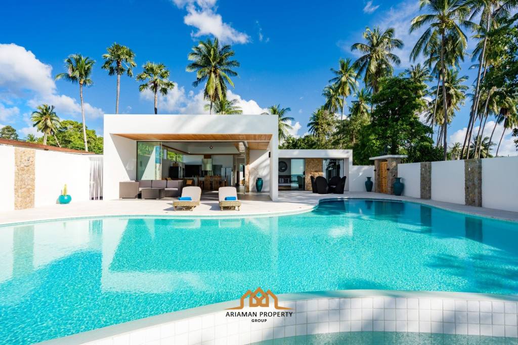 3-Bed Beachfront Villa on Samui's West Coast